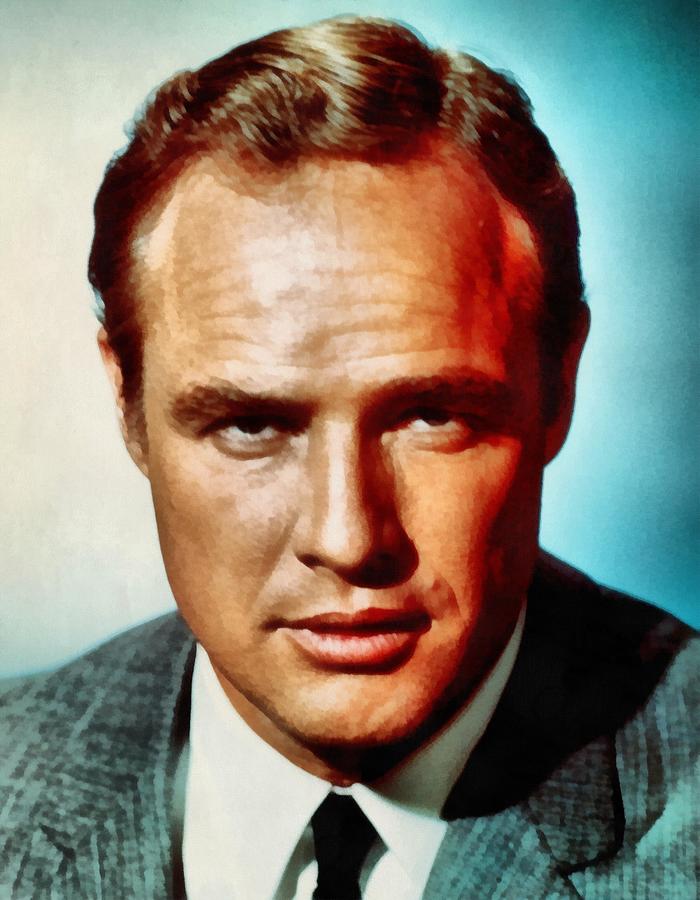 Marlon Brando Digital Art by Earl Yetman - Fine Art America