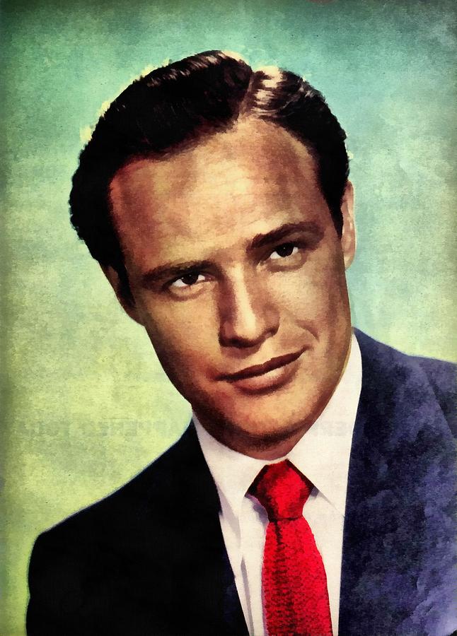 Marlon Brando Digital Art By Jull Willows - Fine Art America