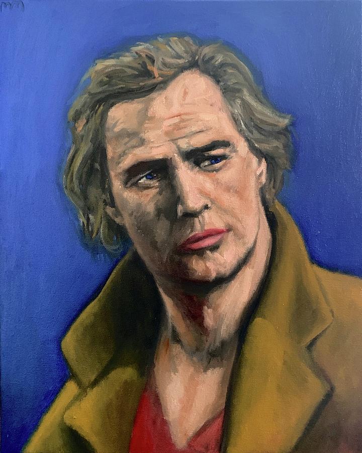 Marlon Brando Painting By Mark Mckelvie - Fine Art America