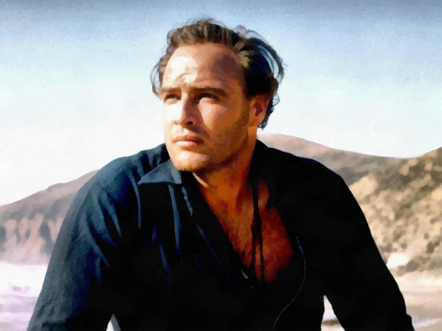 Marlon Brando Digital Art By Piero Ager - Pixels