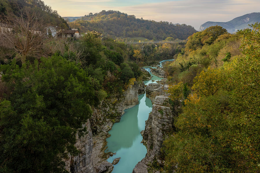 Waterfall Photograph - Marmitte dei Giganti - Marche, Italy by Joana Kruse