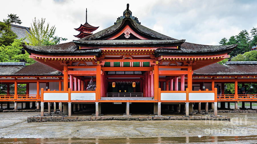 Marodo shrine, part of Itsukushima shrine on Miyajima Island Photograph by Lyl Dil Creations