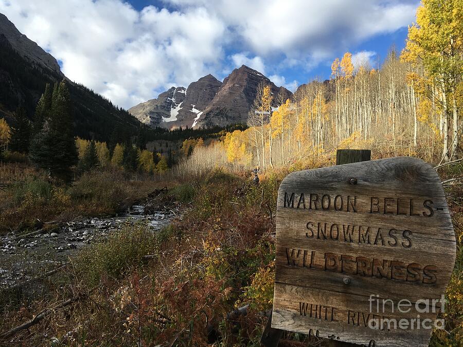 Mountain Photograph - Maroon Bells National Park by Saving Memories By Making Memories