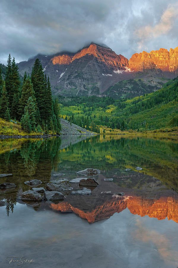 Maroon Bells - Snowmass Wilderness Aspen Colorado Photograph by Photos by Thom