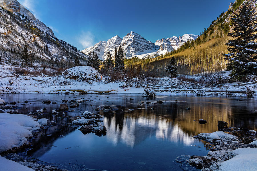 Maroon Bells, White River National Forest- Colorado Photograph by Brian Anderson Maroon Bells, White River National Forest- Colorado Photograph by Brian Anderson