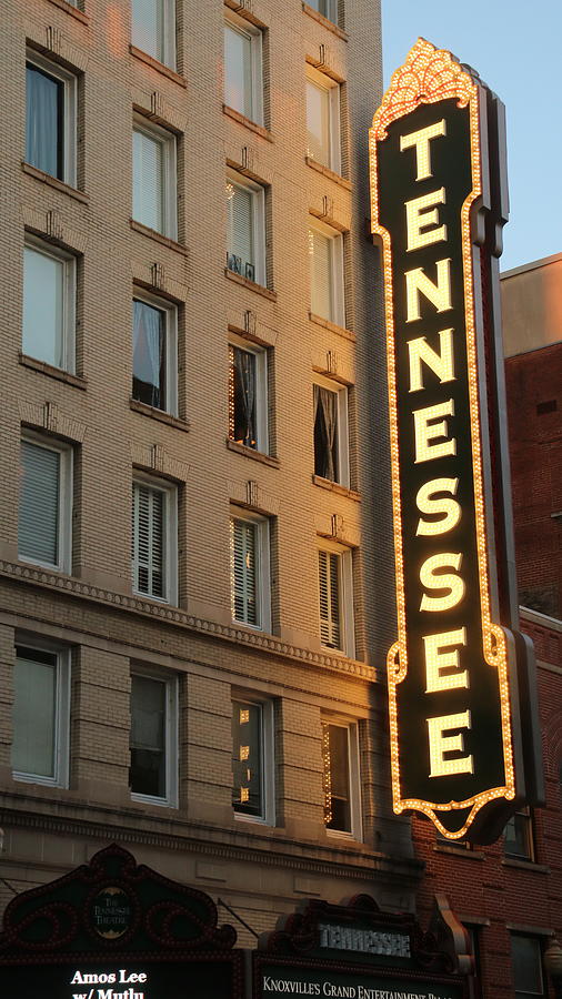 Marquee of Tennessee Theater Photograph by Amy Curtis