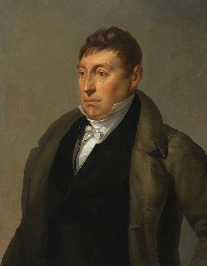 Marquis de Lafayette Painting by Ary Scheffer