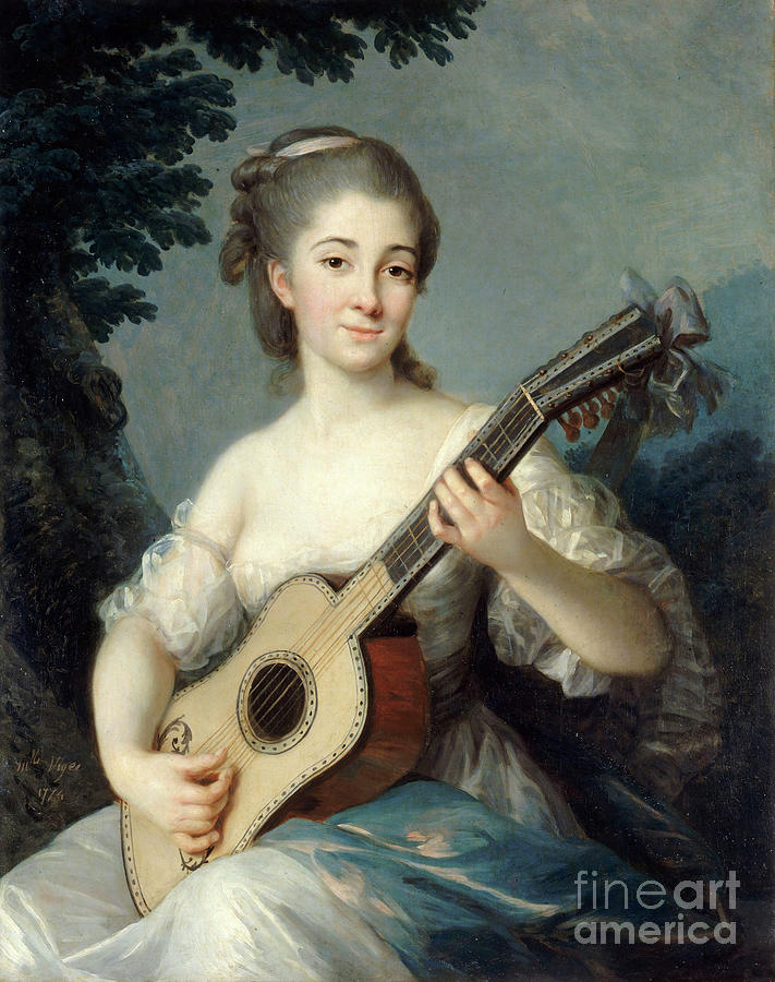 Marquise De Mirabeau Painting