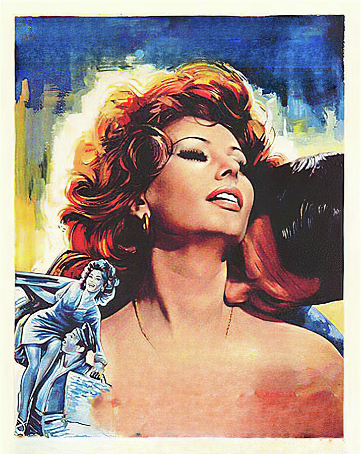 Sophia Loren Painting - Marriage Italian Style, 1964, movie poster painting by Movie World Posters