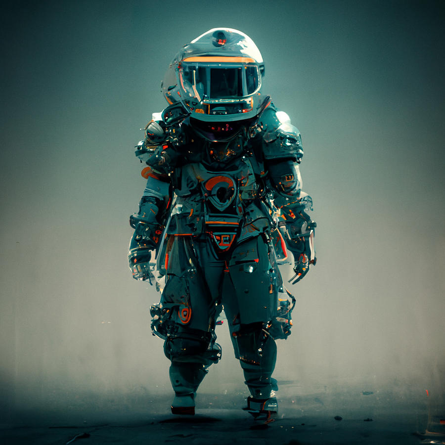 Mars colonist Digital Art by Alejandro Maldonado | Pixels