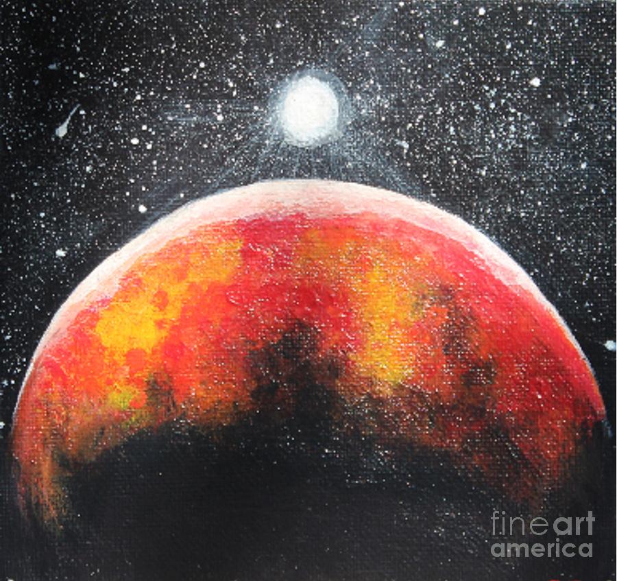 Mars Painting by La Vonne Whiteman