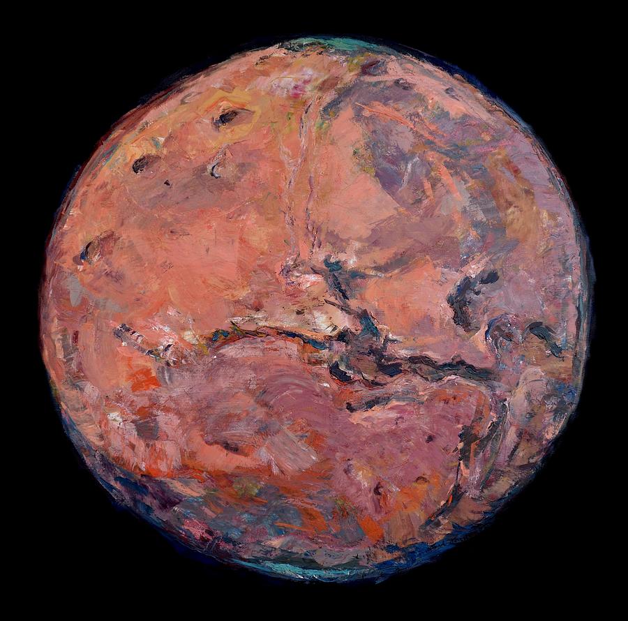 Mars Portrait Painting by David Dorrell