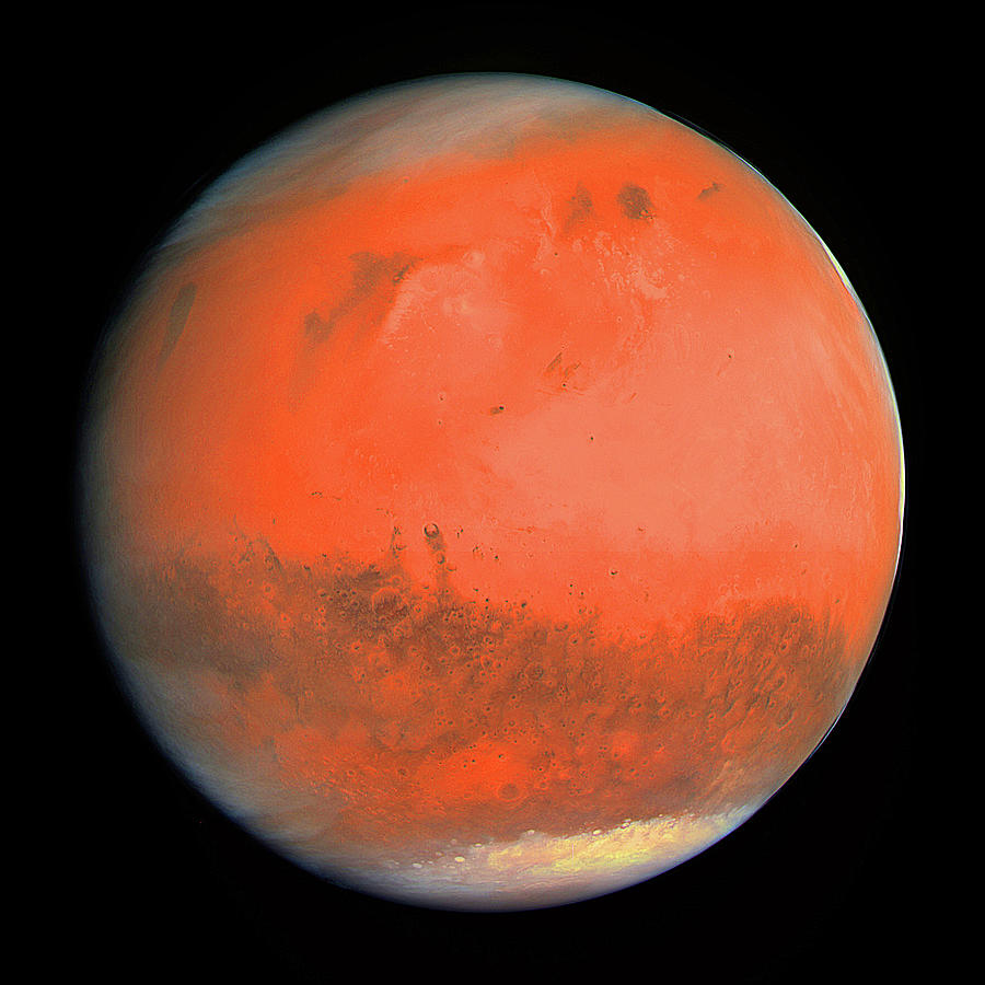 Mars True Color Photograph by Jon Baran - Pixels