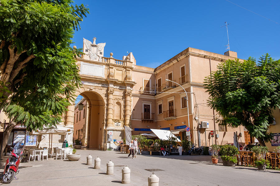 Marsala, Sicily, Italy - October 17, 2019 - The entrance to the old city Photograph by Finn Bjurvoll Hansen