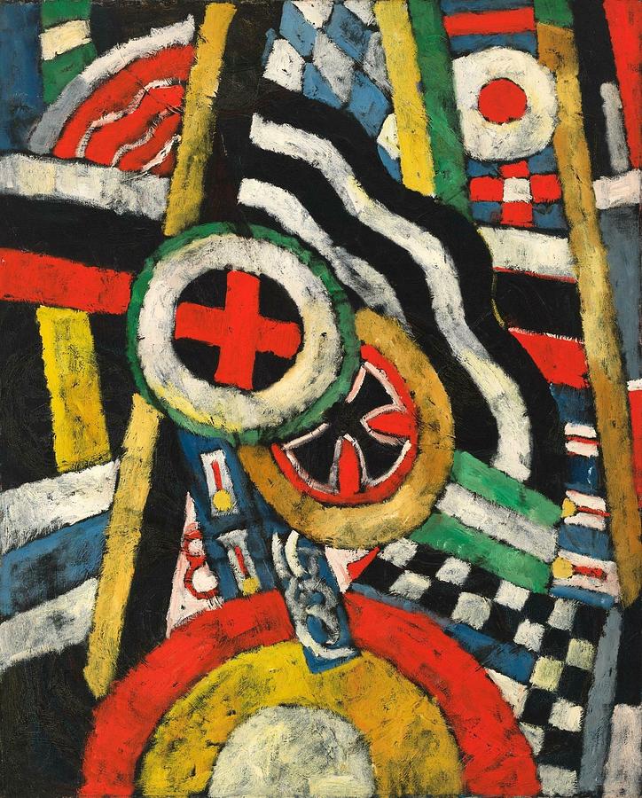 Marsden Hartley 1877 1943 Painting Number 5 1914 1915 Painting by Artistic Rifki
