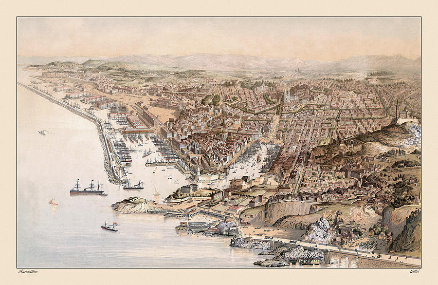 Marseille 1886 Photograph