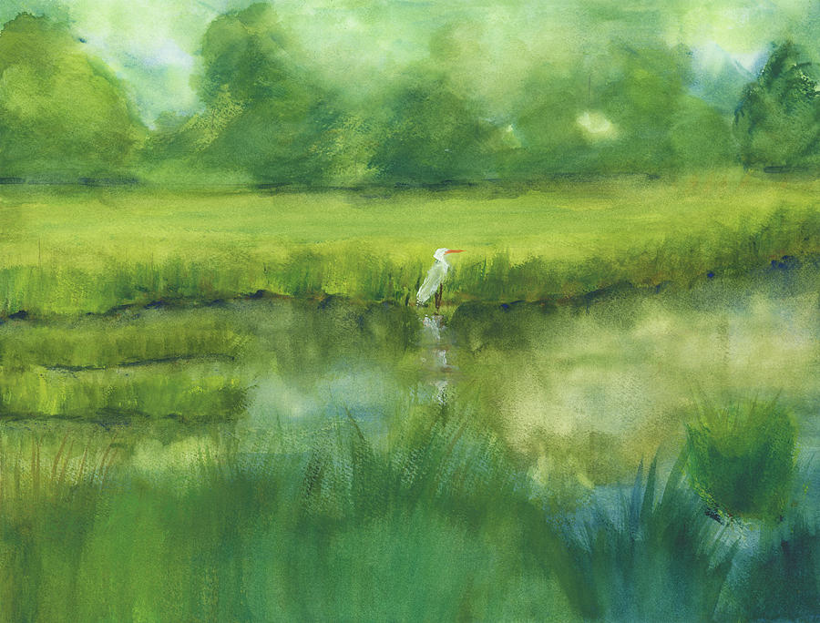 Marsh 4 Low Country Painting by Frank Bright