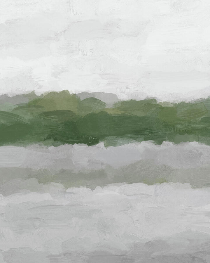 Marsh Clouds Painting by Rachel Elise