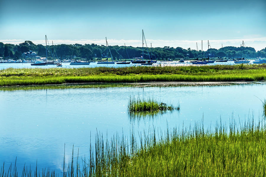 Marsh Padanaram Harbor Dartmouth Mass Photograph by William Perry ...