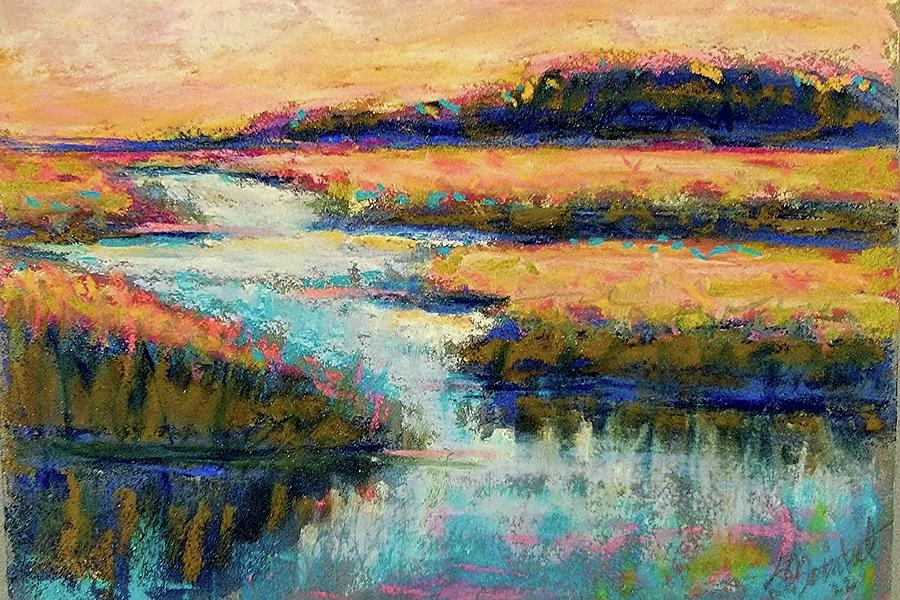 Marsh Painting by Sharon Bechtold