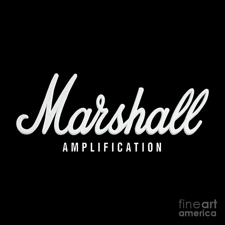 Music Digital Art - Marshall Amplifiers by Patric Nilsson