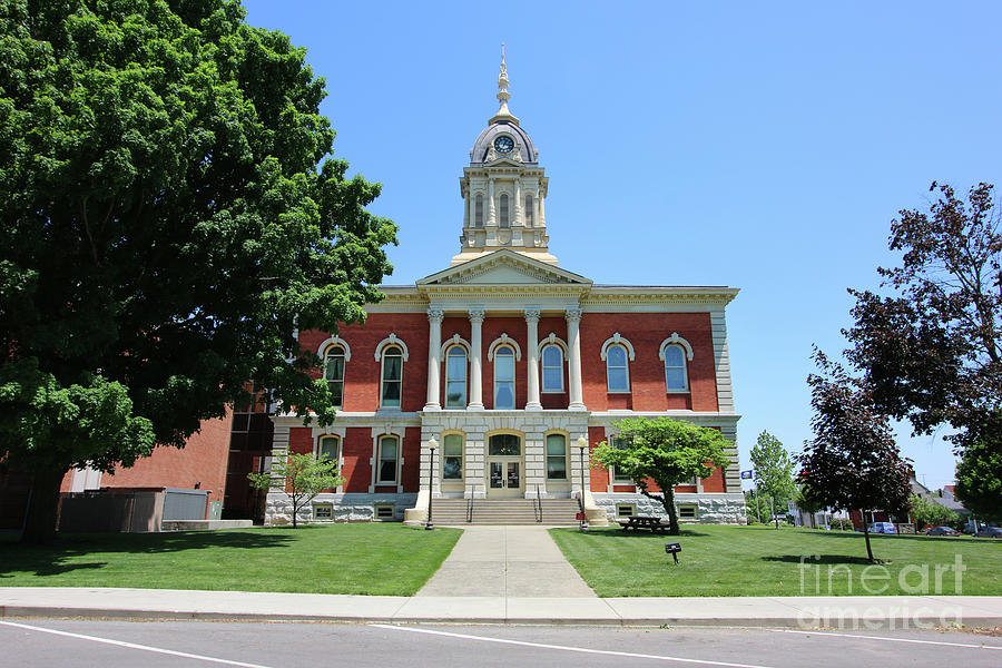 Marshall County Courthouse Plymouth Indiana 7121 Photograph by Jack Schultz