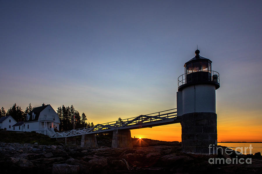 Marshall Point Lighthouse Autumn Sunrise Photograph