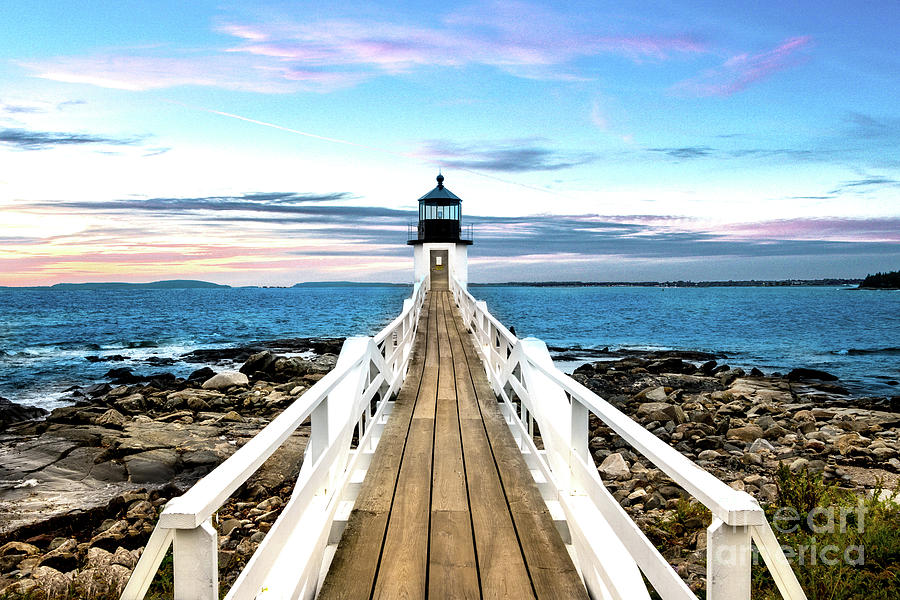 Marshall Point Lighthouse - Maine Lighthouse Photograph by Sturgeon Photography