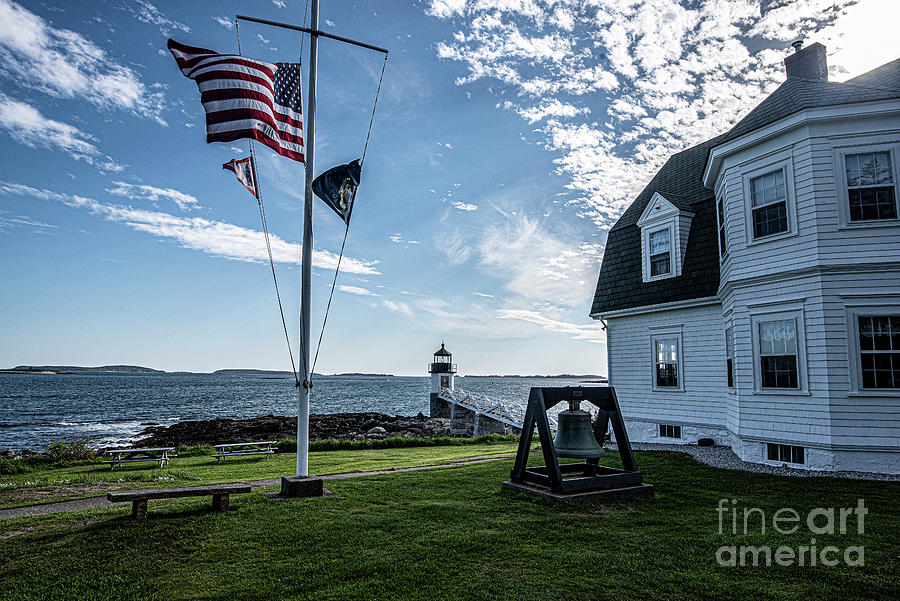 Marshall Point Lighthouse n Museum Photograph by Daniel Hebard