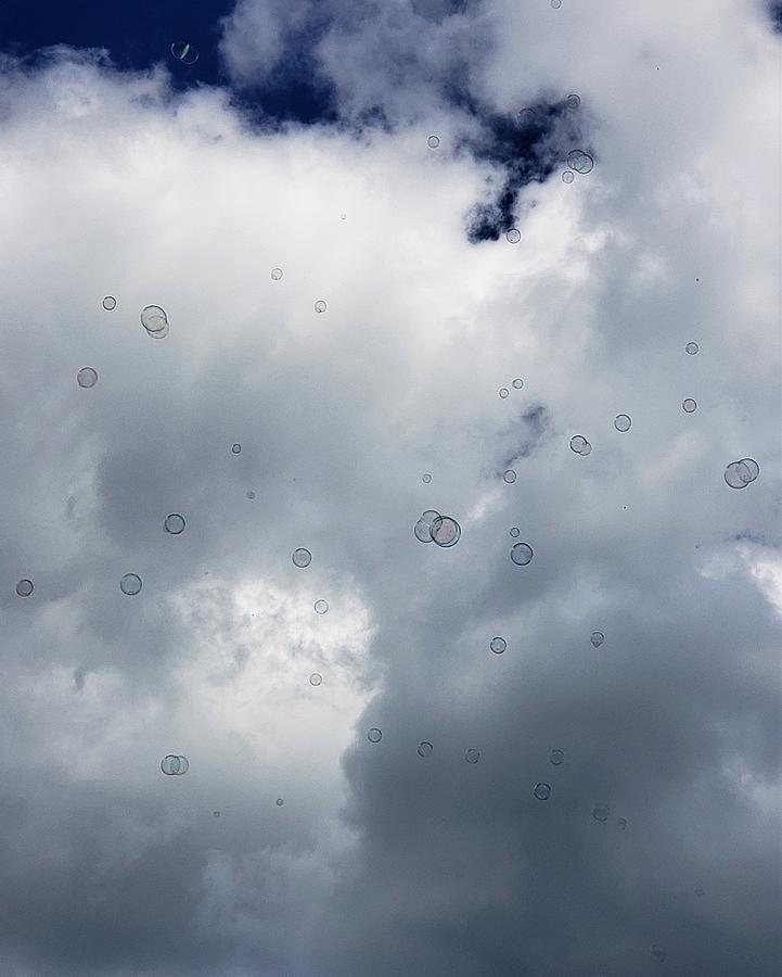 Marshmallow And Bubbles Sky Photograph by Lizette Tolentino