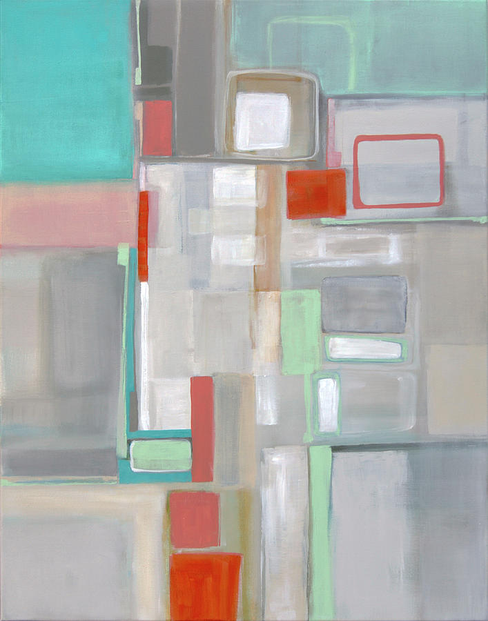 Marshmallow Squared Painting by Victoria Kloch