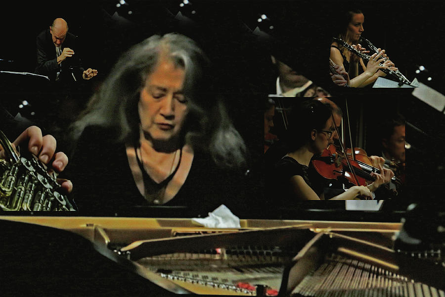 Martha Argerich Beethoven Piano concerto #1  Photograph by Dennis Baswell
