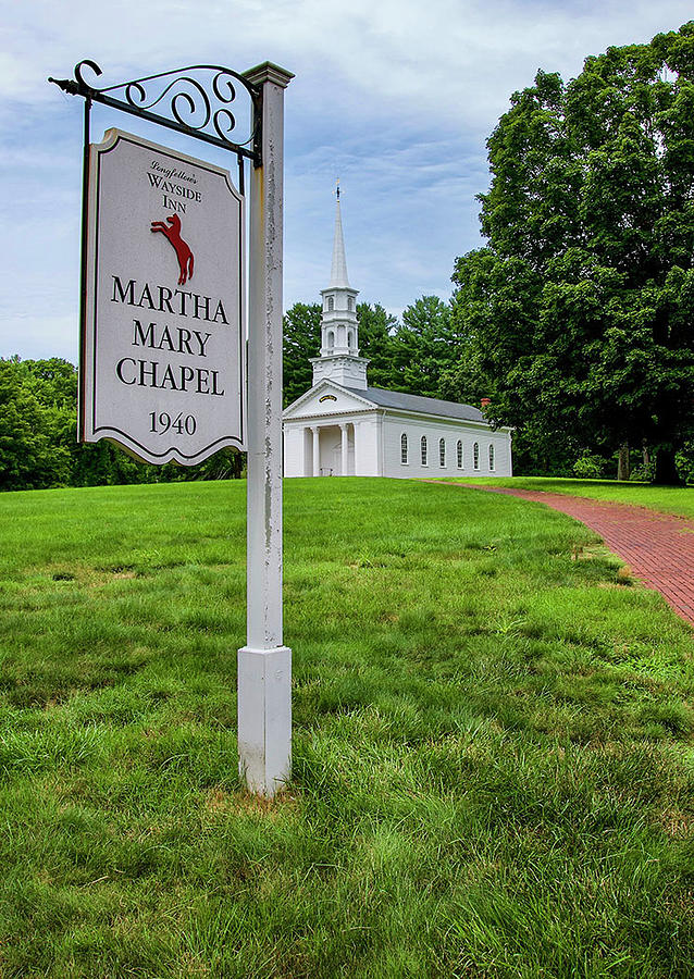 Martha Mary Chapel Photograph by Caroline Stella