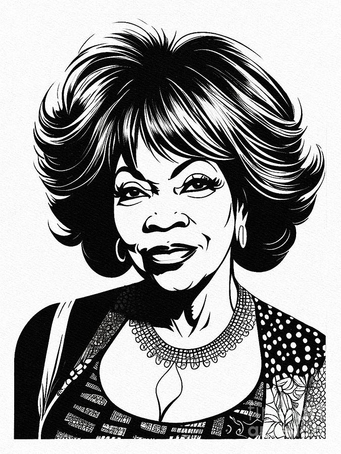 Martha Reeves, Music Star Painting by John Springfield - Fine Art America