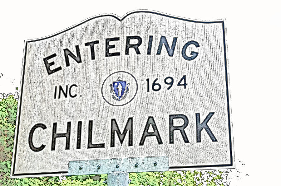 Martha's Vineyard - 10 - Chilmark town-line sign Photograph by James W ...
