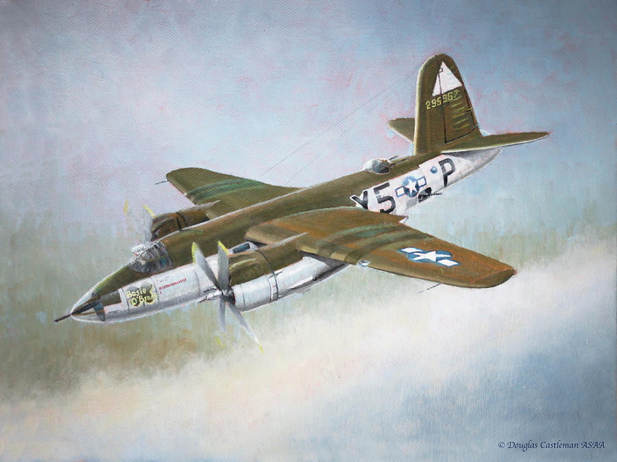Martin B-26B Marauder Painting by Douglas Castleman
