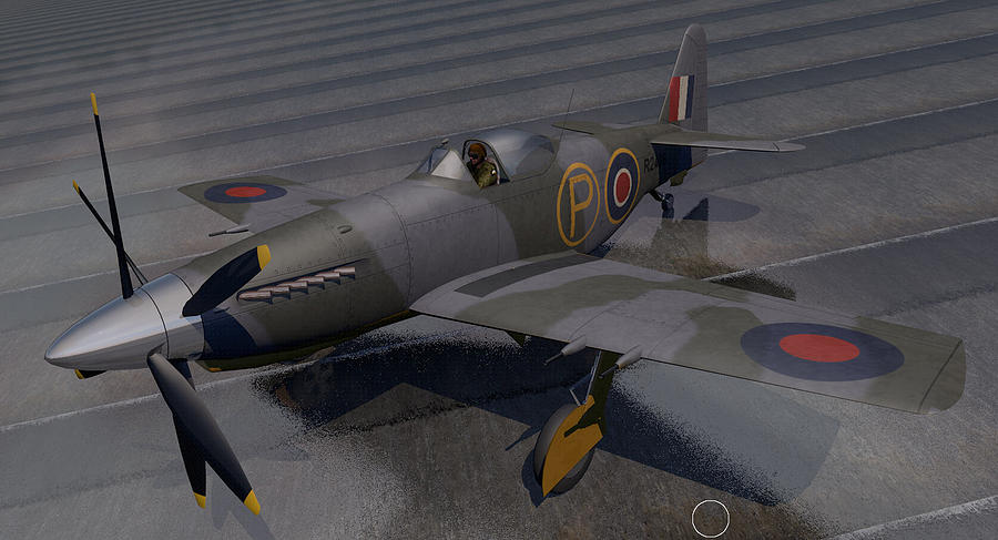 MartinBaker MB5 Digital Art by Mark Rowles