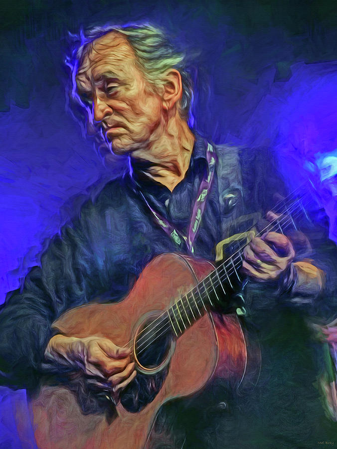 Martin Carthy Mixed Media by Mal Bray - Fine Art America