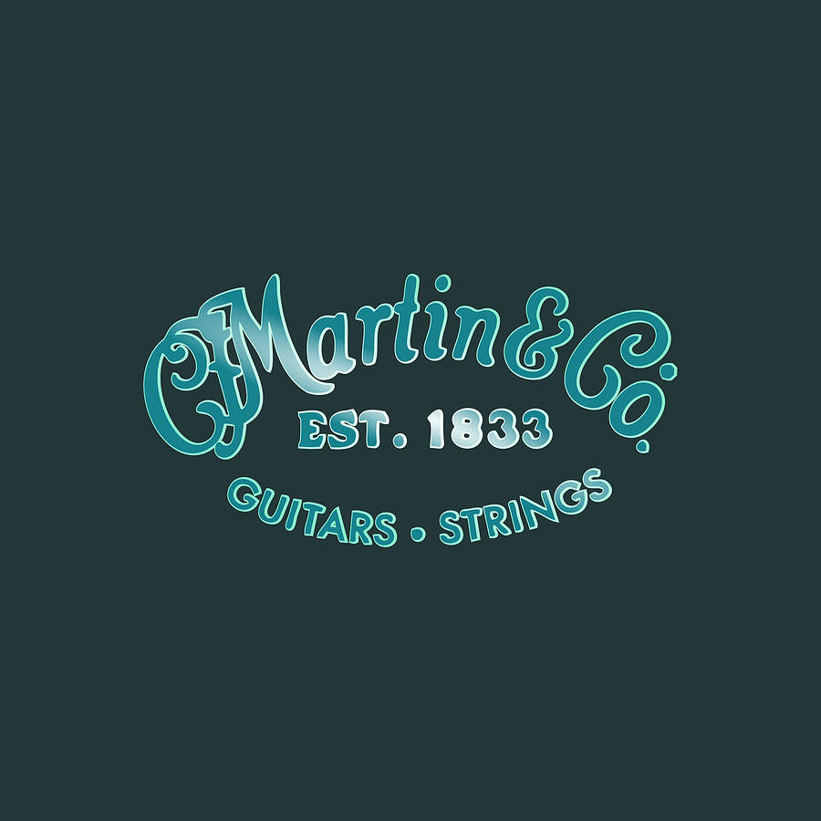 Martin Guitars Est 1833 Guitars Strings Drawing By Etienne Besson 