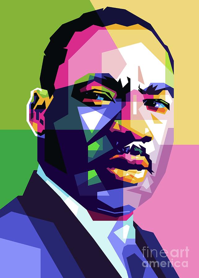 Martin Luther King Jr Digital Art By Dico Hendry 