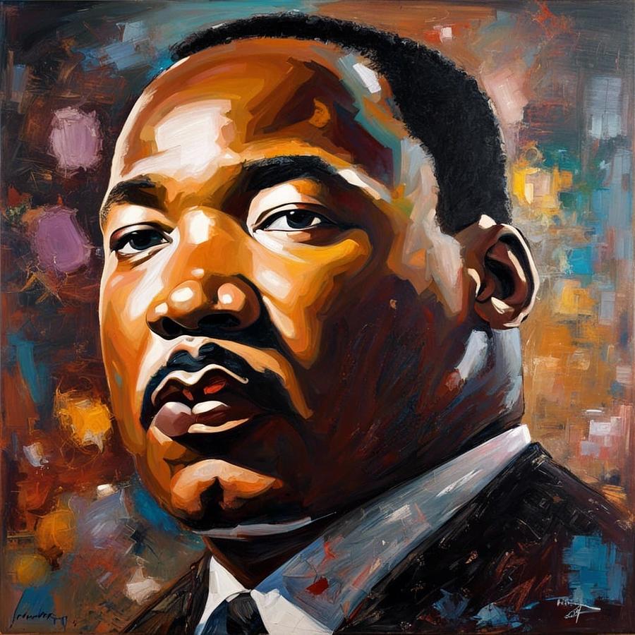 Martin Luther King Jr. Digital Art by Ed Ata - Fine Art America