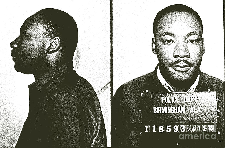 Martin Luther King Jr. mugshot 1963 Photograph by Orca Art Gallery ...