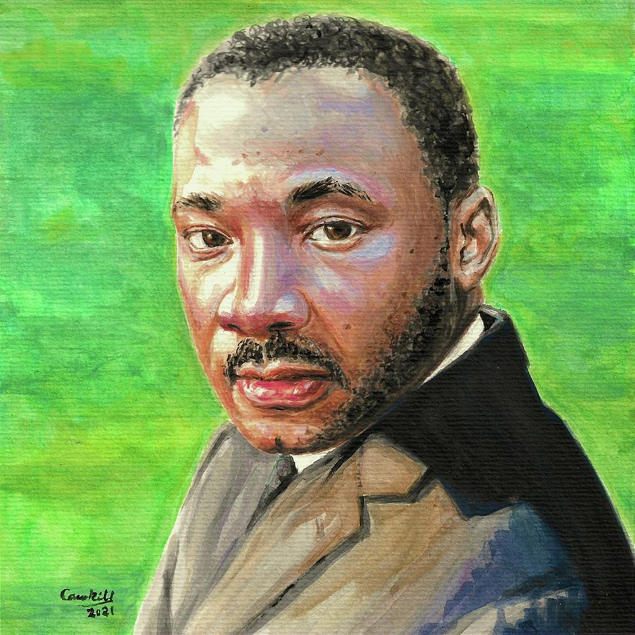 Martin Luther King Jr. Painting By Noelia Perez Cawkill - Fine Art America