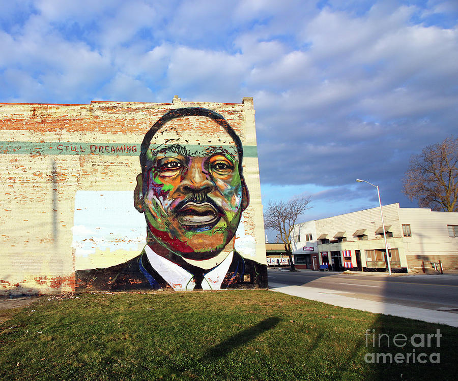 Martin Luther King Mural Toledo Ohio 5823 Photograph by Jack Schultz
