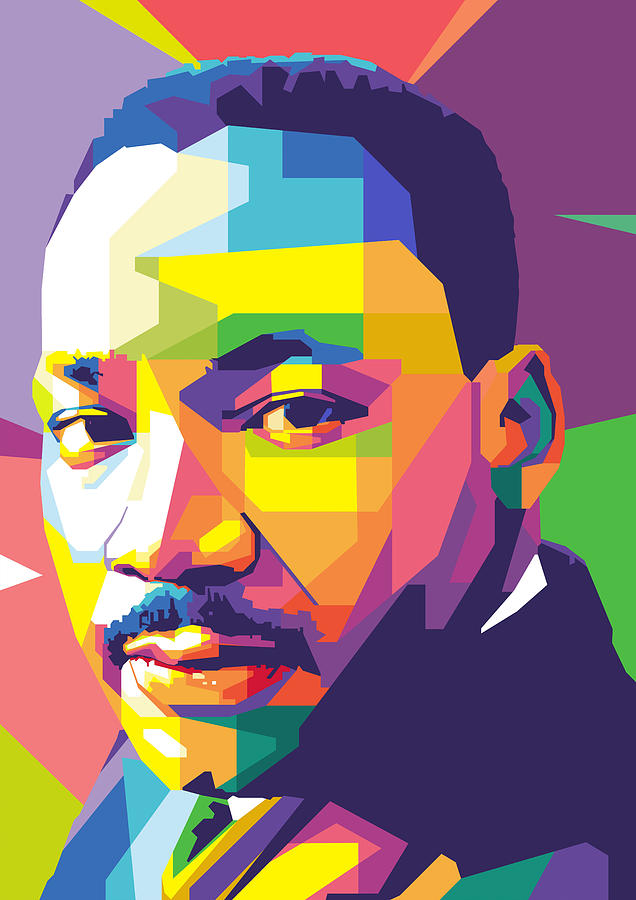 Martin Luther King Pop Art Digital Art by David Mitchell - Fine Art America