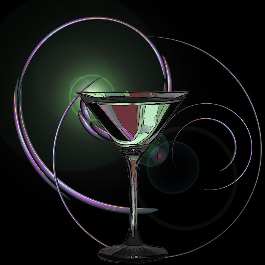 Martini #5 Digital Art