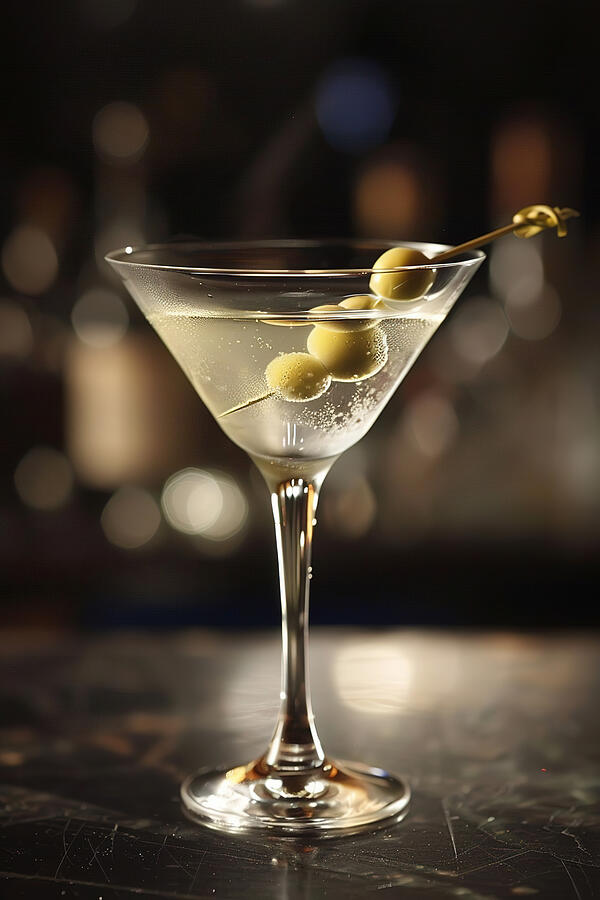 Martini Drink Digital Art