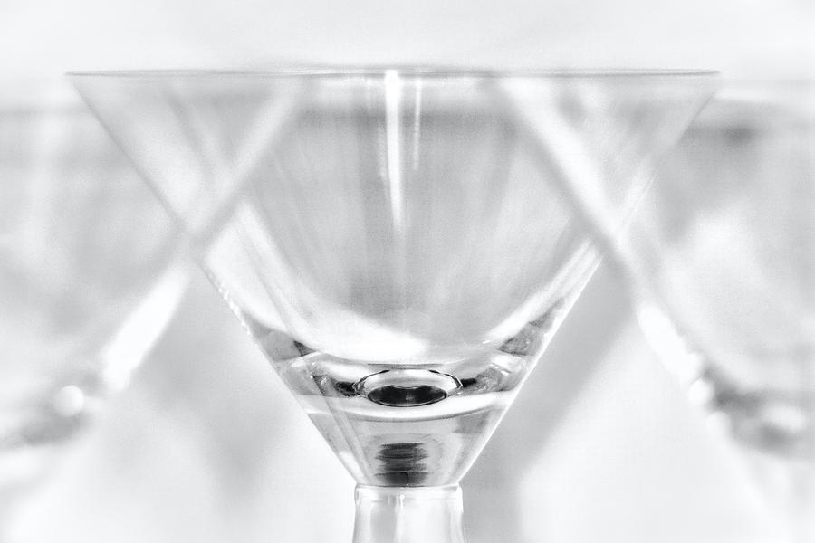 Martini Glasses Close-Up Photograph by Stuart Litoff