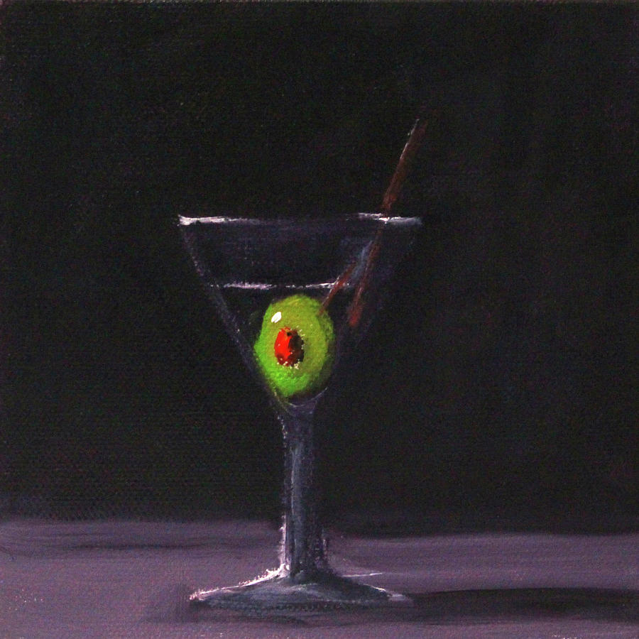 Martini Painting by Nancy Merkle