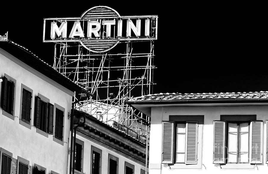 Martini Sign in Florence Italy Photograph by John Rizzuto